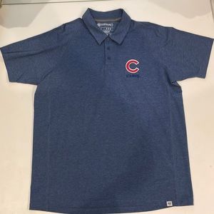 Men’s 47 Brand Chicago Cubs Navy Polo Size Large